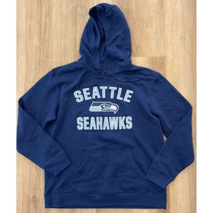 NWOT Men's Seattle Seahawks Fanatics Hoodie - XL - Blue - Picture 1 of 4