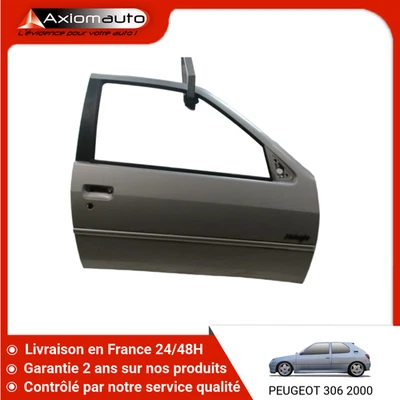 🇫🇷 PORTE AVANT DROIT PEUGEOT 306 Phase 2 1997-2001 ➤9004L8 ♻️ - Photo 1/2