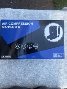 BESTES GESCHENK Luftkompressionsmassagegerät mit Wärme für Fuß, Bein, Wade, Oberschenkel.  - Bild 1 von 4