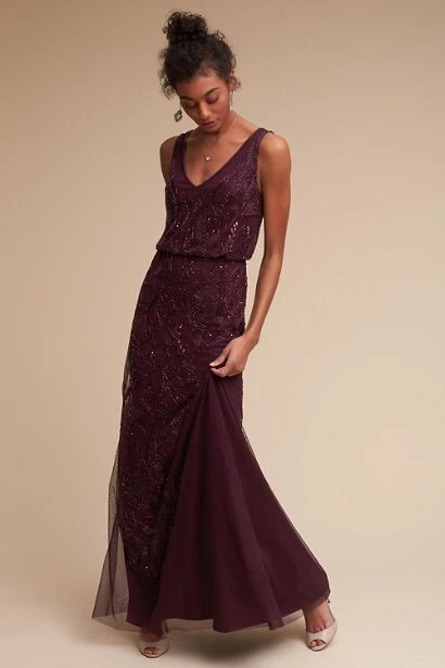 NWT Anthropoligie BHLDN Aubrey Dress By Adrinna Papell Size 12 - Image 1 of 1