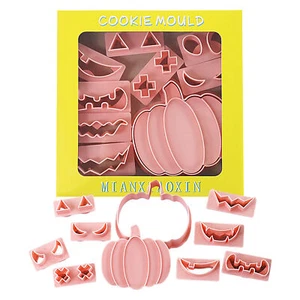 Pumpkin Cookie Cutters Fall Thanksgiving Cookie Cutters Pack Of 10 Face here - Picture 1 of 9