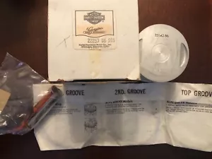 22253-86 HARLEY-DAVIDSON EVO PISTON & RINGS NUEVO DE LOTE ANTIGUO - Imagen 1 de 1