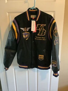 Kobe Bryant Legends Never Die wool embroidery varsity jacket men's Medium - Picture 1 of 7