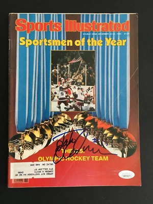 JACK O'CALLAHAN AUTO'D DEC. 22-29  SPORTS ILLUSTRATED SPORTSMAN OF THE YEAR JSA - Image 1 of 3