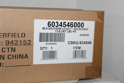 LIONEL #34546 SOUTHERN LEGACY  "B"   UNIT WITH RAILSOUNDS - Image 1 of 3