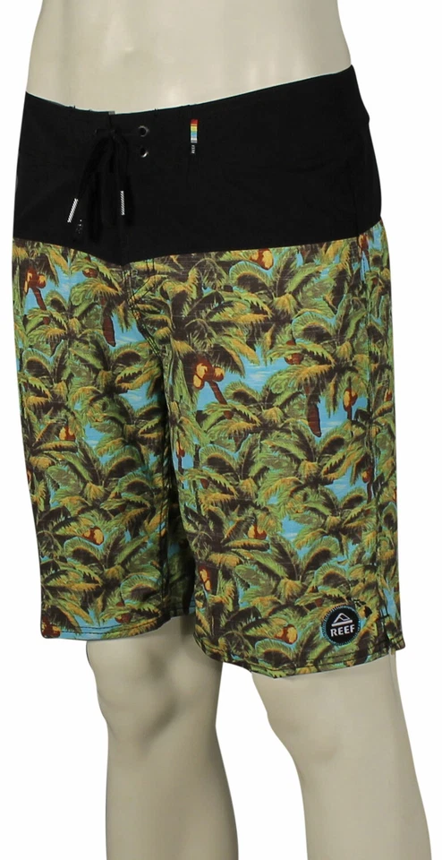 Reef Palms Boardshorts - Green - New - Image 1 of 1