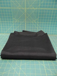 96 Inch Diameter Round Polyester Blend Linen Tablecloth, Black - Picture 1 of 2