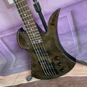 BC Rich Mockingbird Plus Electric Bass Guitar Burl Maple Top Fixed bridge CHG - Picture 1 of 8