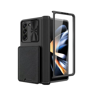 Funda protectora completa con soporte para tarjeta extraíble + protector de pantalla para Galaxy Z plegable 6/5 - Imagen 1 de 14