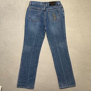 Baby Phat Jeans Damen Junioren 11 blaue Denimhose lässig Hochhaus Vintage