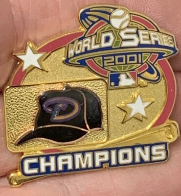 Arizona Diamondbacks Pin 2001 World Series Pin Baseball - Image 1 of 2