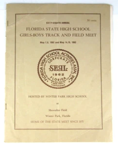 1982 Florida State High School Activities Assoc Track and Field Showalter Field - Picture 1 of 12