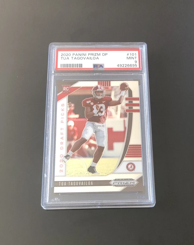 2020 Prizm Draft Picks TUA TAGOVAILOA #101 RC Rookie PSA 9 Mint - Image 1 of 1