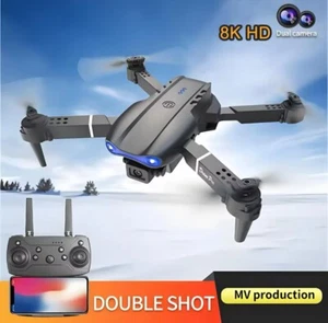 2025 New E99 PRO RC Drone With 4K HD Dual Camera FPV WIFI Foldable Quadcopter - Picture 1 of 6