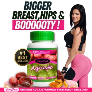 PILLOLE AGUAJE PER CULO PIÙ GRANDE, TETTE E FIANCHI | 100% NATURALE - 31 giorni - frutta curvy - Foto 1 di 19