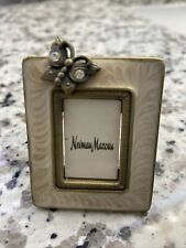 Neiman Marcus Jay Strongwater Butterfly Enamel Pearled Picture Frame Clip Easel