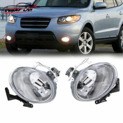 Conjunto de lámpara antiniebla izquierda+derecha para Hyundai Santa Fe 2007 2008 2009 Foto 1 de 4