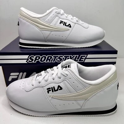 Fila Machu Women’s Casual Sneakers White/Black Size 9.5 – New In Box - Image 1 of 4
