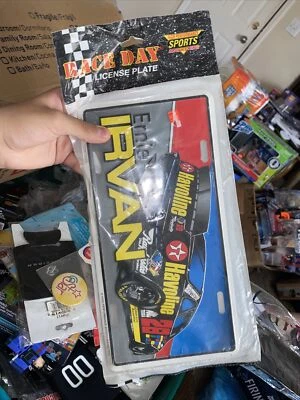 (1) Placa de licencia Ernie Irvan #28 1997 desde el día de la carrera Foto 1 de 3