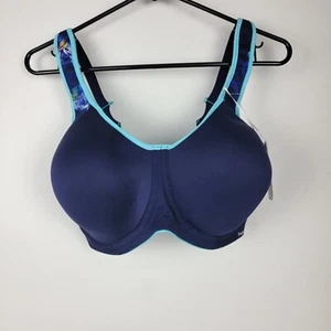 Freya Active Sonic AC4892 Underwired Moulded Sports Bra Nightshade Blue Sz. 36 H - Picture 1 of 12