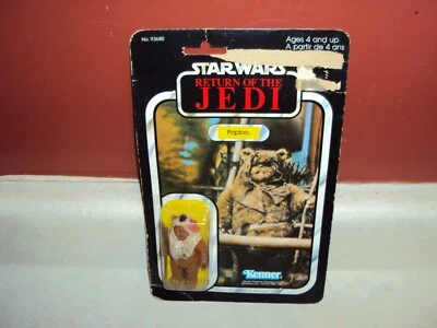STAR WARS ROTJ PAPLOO EWOK 77 ESPALDA CANADIENSE VINTAGE SIN USAR, EN CAJA 1983 Foto 1 de 4