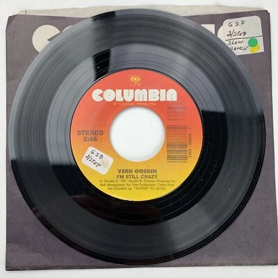 Vern Gosdin I'm Still Crazy / Paradise '83 Record 45 RPM Vinyl Foto 1 de 2