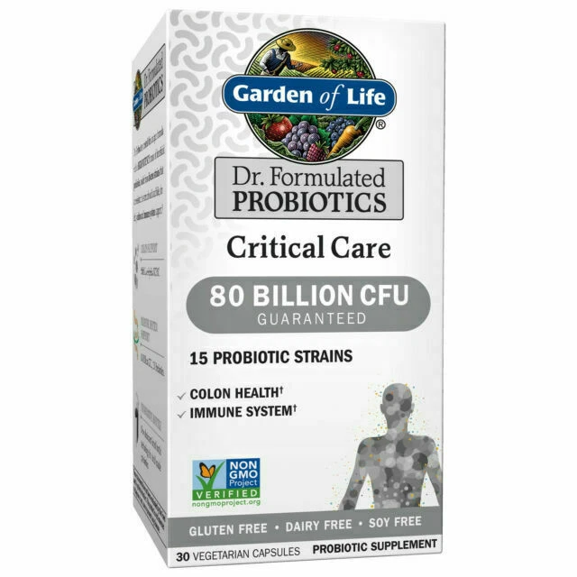 Garden of Life Dr Form Probióticos Cuidado Crítico 80 Bill UFC 30 Cápsulas Nuevo Envío Foto 1 de 1
