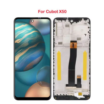 6.67英寸适用于Cubot X50液晶显示屏触摸屏数字化仪全组装框架 — 第 1/4 张图片