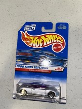 1997 Hot Wheels 1998 First Editions Chrysler Thunderbolt #32/40 Silver (8341)