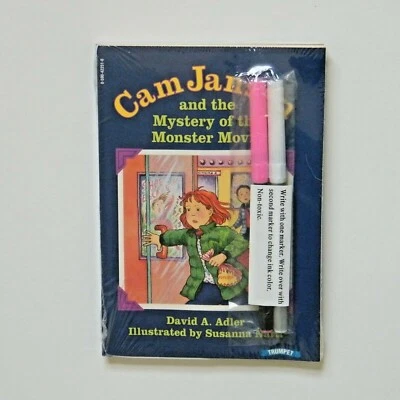 2 Cam Jansen Books Mystery of Monster Movie AND Mystery at Haunted House New     - Image 1 of 4