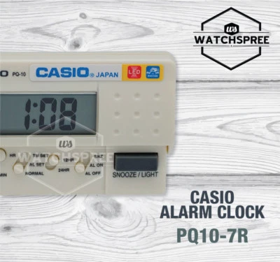 Casio Alarm Clock PQ10-7R - Image 1 of 4