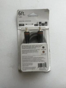 GE PRO Series 6ft 1.8m Digital Audio SPDIF and Subwoofer Cable 030878335355 - Picture 1 of 1