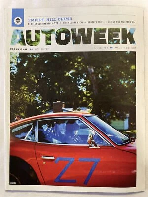2019 October 21, Autoweek Magazine, Bentley 100   (CP378) Foto 1 de 3