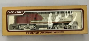 Vintage In Original Box LIFE-LIKE 8689 F-7 HO Scale Diesel Locomotive Santa Fe - Picture 1 of 10