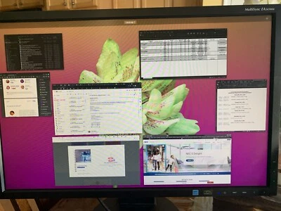 24” NEC Multisync ea243wm Monitor With Built-in Sound/speakers and HDMI. - Image 1 of 4
