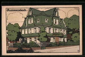 Steindruck-AK Gummersbach, Villa  - Picture 1 of 2