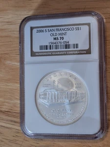 2006-S SAN FRANCISCO OLD MINT SILVER DOLLAR NGC MS 70 - Picture 1 of 5