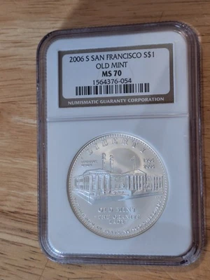2006-S SAN FRANCISCO OLD MINT SILVER DOLLAR NGC MS 70 - Image 1 of 4