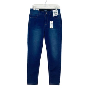 Curve Appeal Jeans Women 10/31 Blue Stretch Comfort Waist Tummy Tucking - Picture 1 of 8