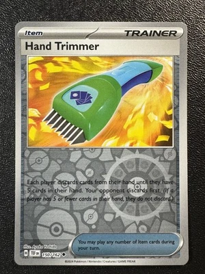 Hand Trimmer 150/162 Reverse Holo Uncommon SV05: Temporal Forces NM - Image 1 of 2