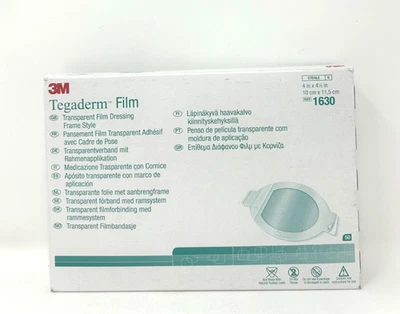3M Tegaderm Sterile Film Dressing, 1630, (4 in x 4.5 in), Box of 50 - Image 1 of 3