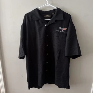 Eagle Dry Goods Men's Shirt Size Large Black Corvette - Picture 1 of 7