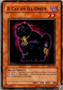 A Cat of Ill Omen Yugioh PGD-070 HP - Picture 1 of 2