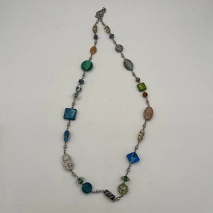 Premier Designs Long Art Glass Necklace Jewelry Gift 36” - Picture 1 of 4