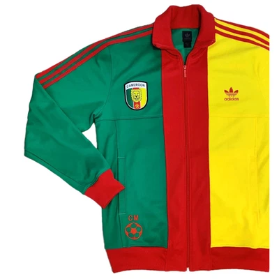 Adidas Cameroon Soccer Football Track Jacket Size XL Sports National Team *Read - Image 1 of 4