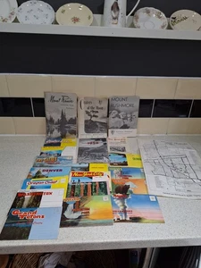 Bundle Of Vintage American USA Postcards And Tourist Programmes 1950s - Foto 1 di 7