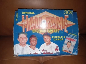 1983 Donruss Hall of Fame Box 36 Packungen Mantel Puzzle-Josh Gibson - Bild 1 von 4