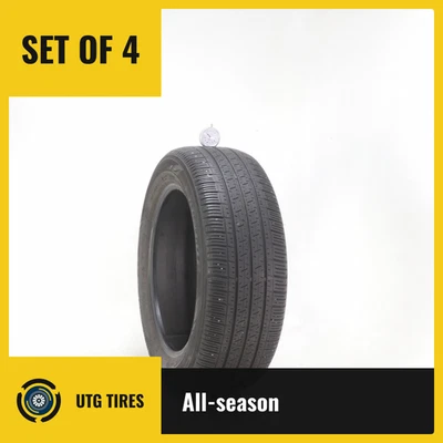 Set of (4) Used 205/55R16 Dunlop Enasave 01 AS 91H - 5-6.5/32 (NFIH) - Image 1 of 4