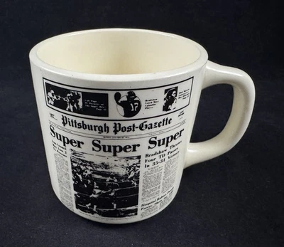 Vintage 1979 Pittsburgh Steelers NFL Super Bowl XIII Champions Ceramic Mug - Image 1 of 4