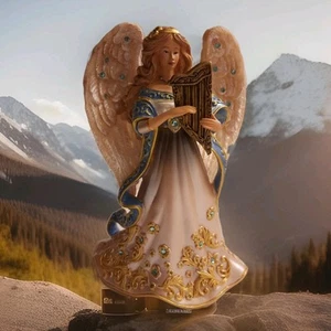 Hawthorne Village La Collezione Natività Gioiellata Angelo Celeste Statuina 7 pollici - Foto 1 di 7